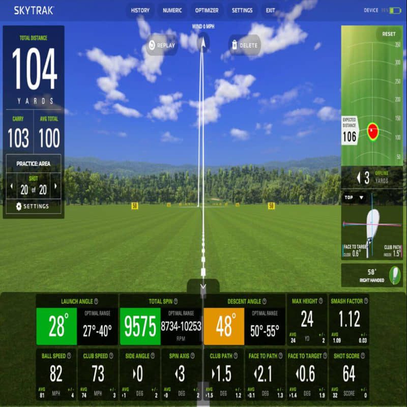 SkyTrak Launch Monitor, Asheville, North Carolina